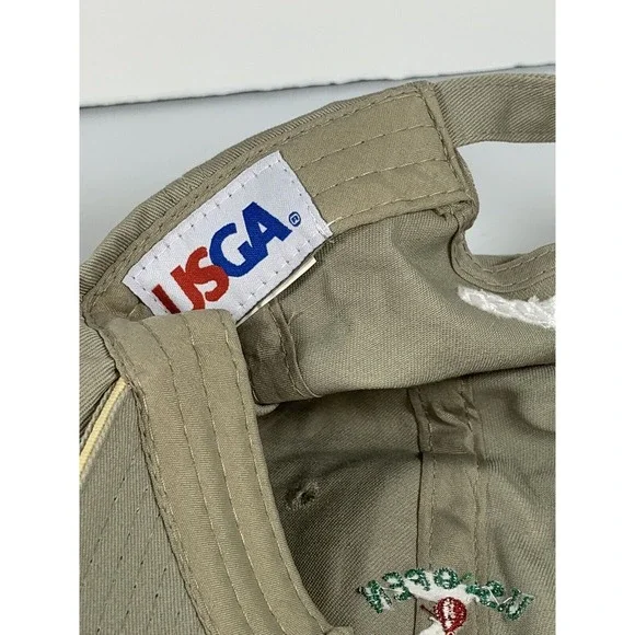 US Open 2013 Merion Golf Hat Strapback Cap Tan PGA Tour USGA Member - Picture 8 of 8